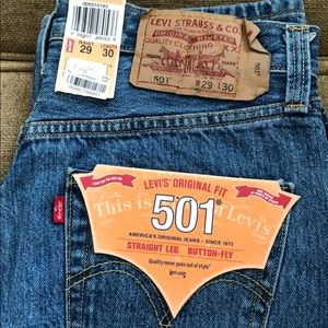 Brand New 501 Levi’s Jeans 29x30